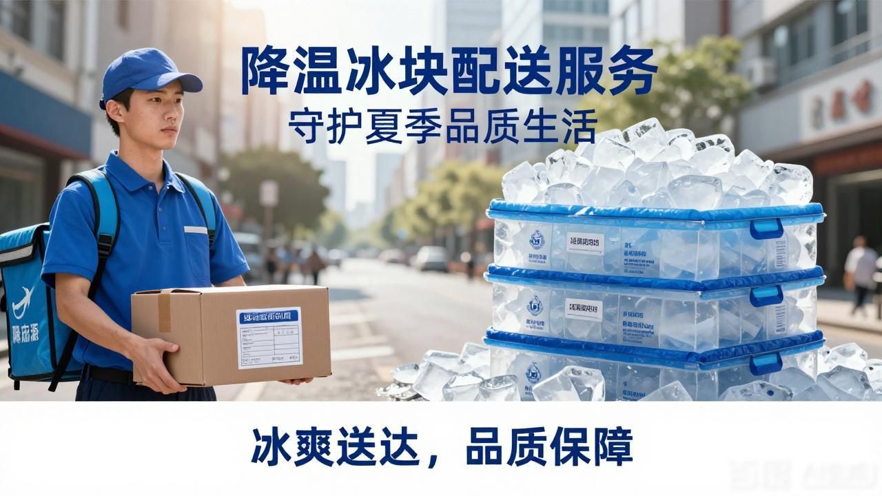 降温冰块配送服务 守护北京朝阳区夏季品质生活